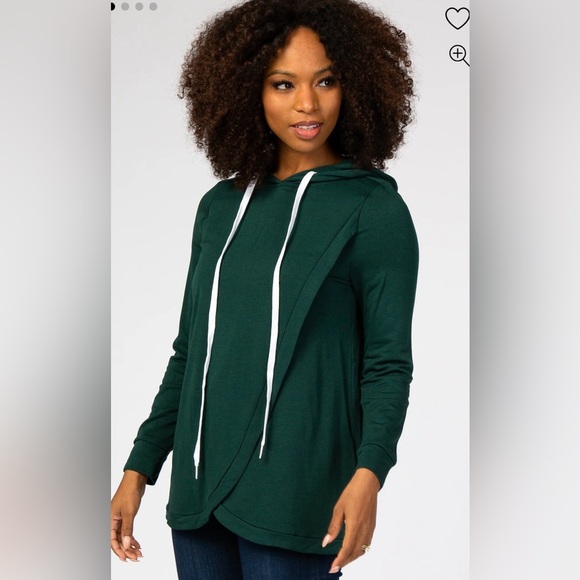 hello Mia Sweaters - ** Host Pick ** Green maternity/breastfeeding sweater
